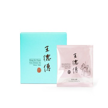 梔香烏龍三角立體茶包10入-王德傳
