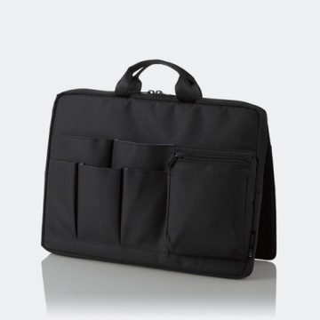 ELECOM 13.3吋適用 站立收納袋中袋(橫式)/電腦包/內袋/筆電包-黑