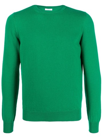 Malo - round-neck knit jumper - men - Cashmere - 50 - Green