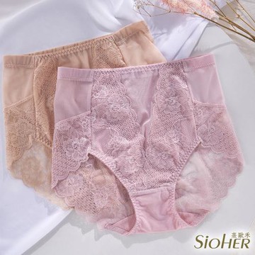 【SiOHER 熹歐禾】5件組 誘人女伶透膚高腰內褲(蕾絲內褲/無痕內褲/女內著/女內褲)