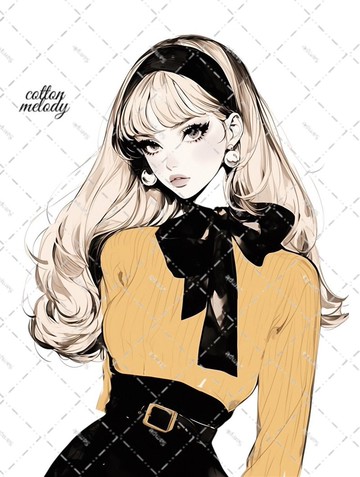 原創貼紙 no.6884 人物貼紙 原創貼紙 人物貼紙 女孩貼紙 原創人物貼紙