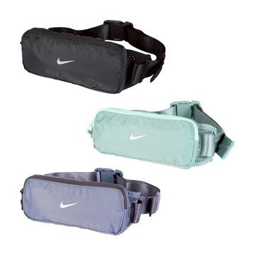 NIKE TEMPO 腰包 運動腰包 隨身包 休閒 慢跑 戶外 時尚 鑰匙掛勾 反光 舒適 減少晃動 黑 薄荷綠 灰藍