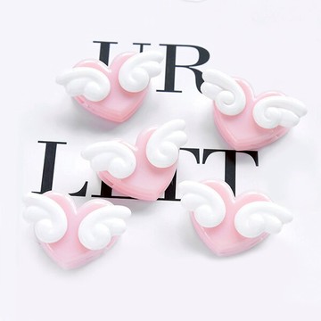 翅膀愛心夾 迷你文件紙夾 造型資料固定夾 裝飾夾拍照夾