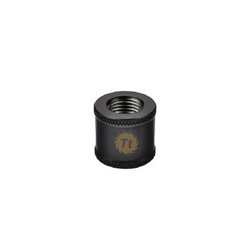 【獨家！另享10%回饋】曜越 Pacific G1/4 母頭對母頭 20mm延伸管 黑CL-W049-CU00BL-A