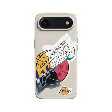 iPhone Air SolidX 貝殼灰 - NBA - 拼接系列-洛杉磯湖人 L.A. Lakers - Style Mix