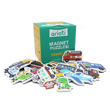 韓國 Ariati - 磁性貼盒裝組-交通工具