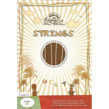 Pukana La X Worth 聯名 Clear CT 26吋 Low G 碳纖維 透明 烏克麗麗弦 一般張力