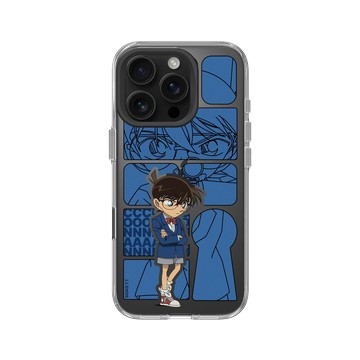 iPhone 16 Pro Clear Case（相機按鈕） 透明 - Detective Conan - 藍色鑰匙孔