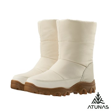 【ATUNAS 歐都納】女款雪地漫步防水高筒靴A8GCGZ08W卡其