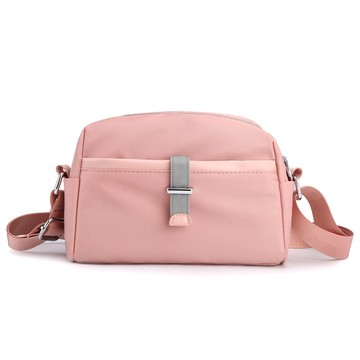 側背包尼龍肩背包-多隔層休閒百搭小方包女包包4色73zp46【獨家進口】【米蘭精品】