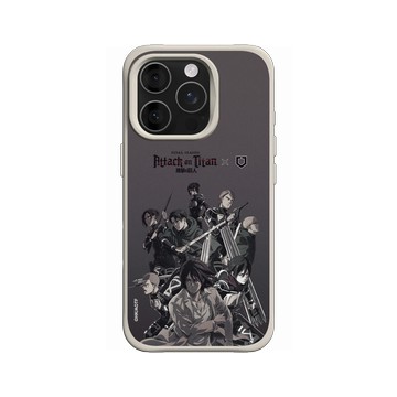 iPhone 16 Pro SolidX 貝殼灰 - 進擊的巨人 Attack On Titan -S4 - 全員集結