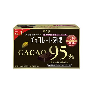 meiji 明治 CACAO 95%黑巧克力 (12枚/盒)【杏一】
