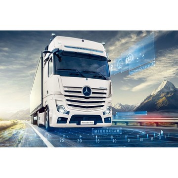 高雄門市 台灣製造 賓士大貨車 ACTROS 晴雨窗 拖車頭 卡車 曳引車 前晴 汽車 遮陽 3M背膠 防止飄雨
