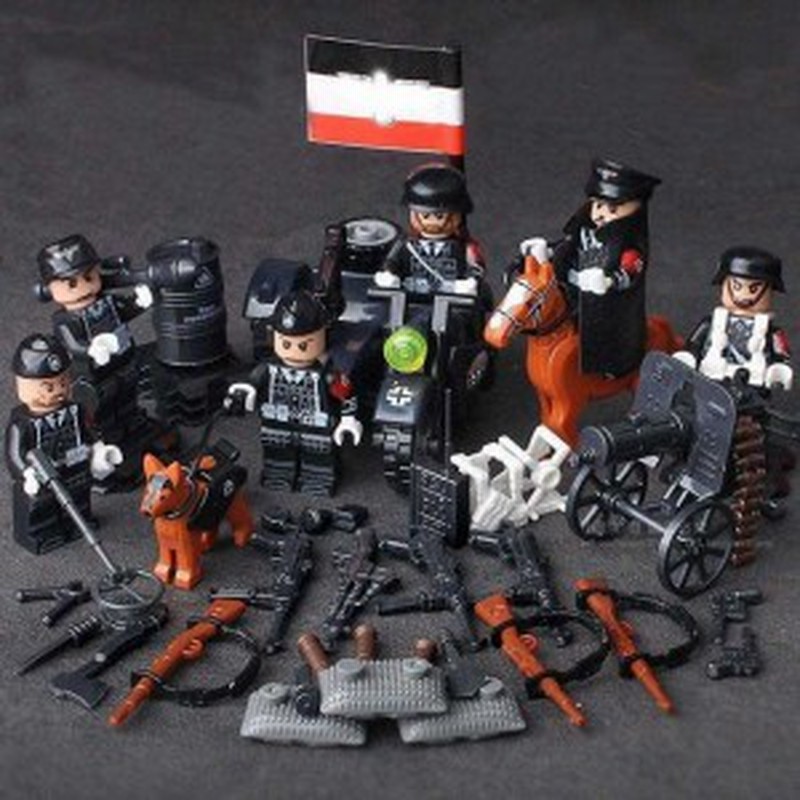 Lego レゴ Moc 互換 Ww2 第二次世界大戦 ナチス ドイツ軍 陸軍 アーミー 指揮官 ミニフィグ 6体セット兵器付き 通販 Lineポイント最大1 0 Get Lineショッピング