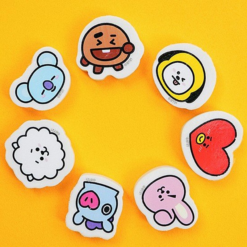 韓国文具 Bt21 キャラクター 消しゴム 文房具 かわいい 防弾少年団 通販 Lineポイント最大get Lineショッピング