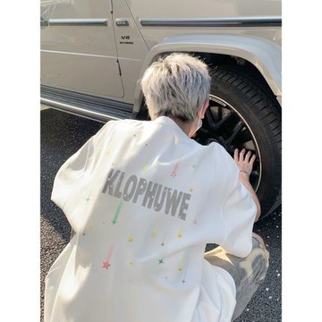 400g美式重磅t恤精梳純棉短袖夏季男款日系復古小領口五分袖體恤