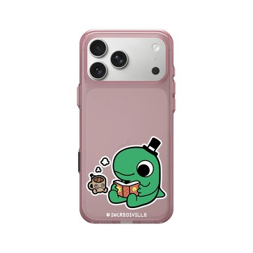 iPhone 17 Pro Max Clear (相機按鈕) 晶醺玫 - 怪奇事物所 Incrediville - 所長的讀自快樂