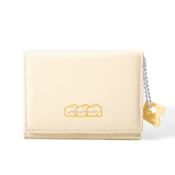 Bag House👜 2025新款芝士奶酪短款小錢包女學生卡通可愛大容量卡包三折式錢包