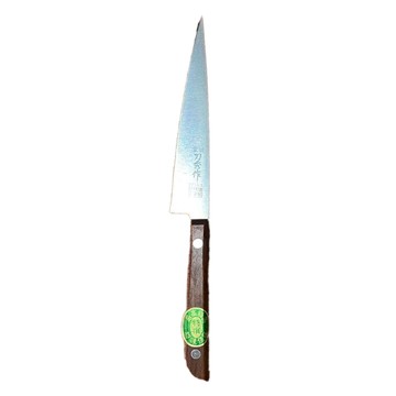 刀秀作 日本製 刻花刀 水果刀 附專業黑色塑料刀夾  120mm  1組  原木