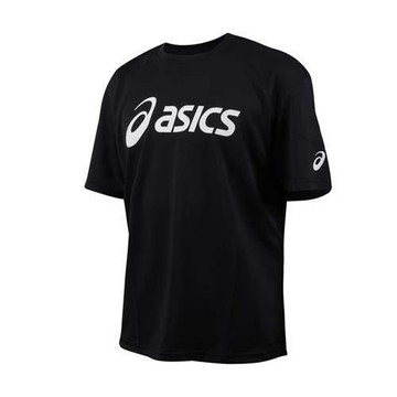 ASICS 男運動短袖T恤-台灣製 吸濕排汗 休閒 運動 上衣
