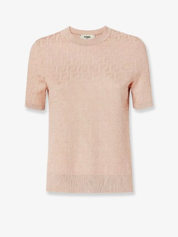 FF cotton and viscose sweater - FENDI - gender_Woman