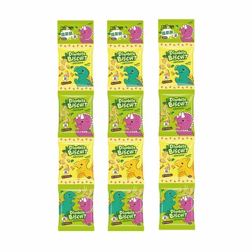 Dinobite恐龍咬蔬菜餅80gX3組(20gX4袋/組)