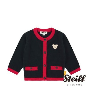 STEIFF 熊頭童裝 圓領長袖針織外套 9個月-2歲