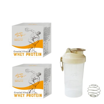 進階加倍保養組盒裝-關健乳酸(30g x12入)2盒+搖搖杯 好滋好