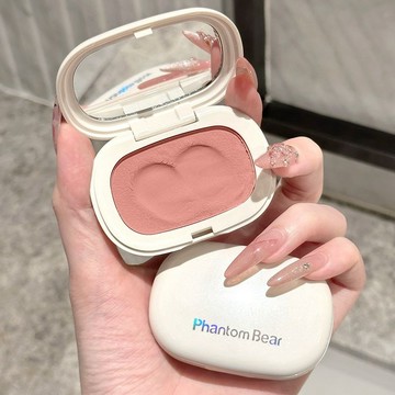 ✨100%正品 高顏值新品✨幻影小熊單色土豆泥腮紅泥膏膨脹收縮一體盤爆款