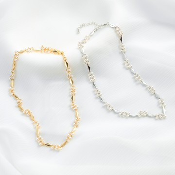 閃爍珍珠項鍊(J041L6U03BN) - JUJURY