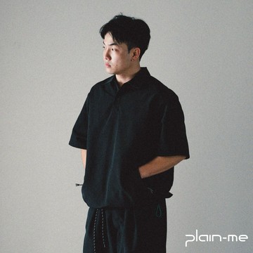 plain-me centralpark.4pm 寬鬆 廓形 抽繩 Polo衫 男上衣 [4PM0005-261]