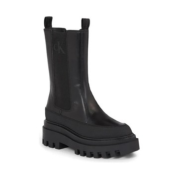 CALVIN KLEIN JEANS FLATFORM CHELSEA BOOT 黑色女款鞋子