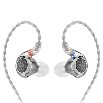 FIIO 飛傲 FD11 入耳式單動圈可換線耳機 碳纖維振膜 非對稱雙磁路 鋅合金耳機殼 Hi-Res Audio認證  銀色