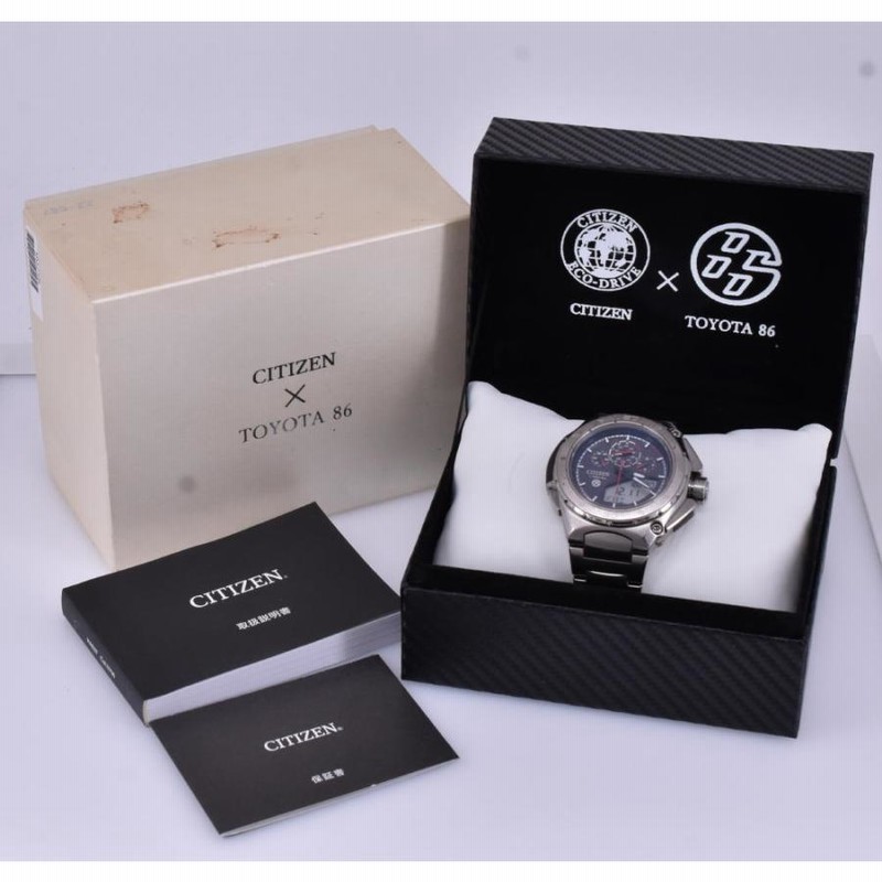 citizen toyota 86 コラボ 腕時計 CITIZEN - 【限定860本】美品
