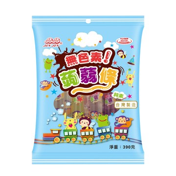 晶晶無色素蒟蒻條390g-綜合口味