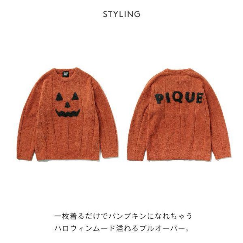 ジェラートピケ gelato pique レディース Halloween PUMPKIN プル