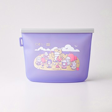 【仁舟淨塑X霹靂吉利】《霹靂布袋戲聯名款》好矽袋 - 2000ml - 淨灘 | 矽膠食物袋/保鮮袋/舒肥袋