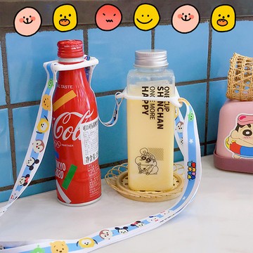 寶特瓶背帶 水壺背帶 兒童水壺背帶 飲料杯套 保溫杯背帶 水壺揹帶 掛繩 扣環 背帶 杯帶繩