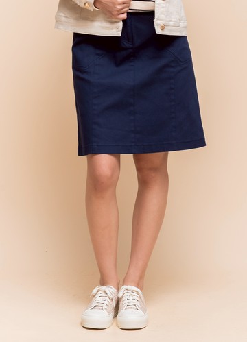 個性俏感切接窄短裙