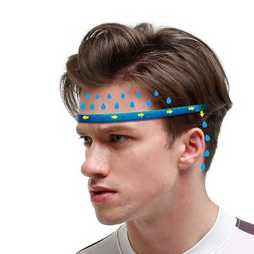 韓國[Go-Bike] SWEAT STOPPER (Silicon) 矽膠運動排汗頭帶 韓國製《長毛象休閒旅遊名店》