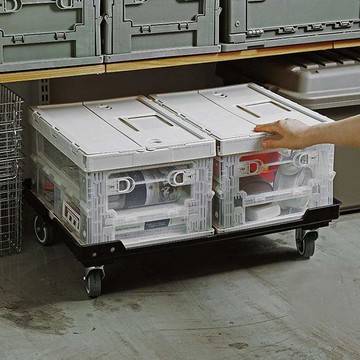 ABS移動式收納籃/整理箱滑輪托盤架 單一規格