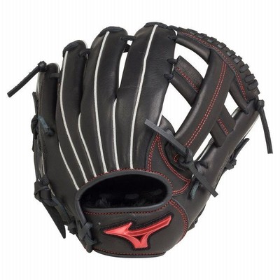 ミズノ MIZUNO 野球 少年 軟式用グラブ WILLDRIVE RED オールラウンド用 サイズS 1AJGY27810 09:ブラック 【2022FW】
