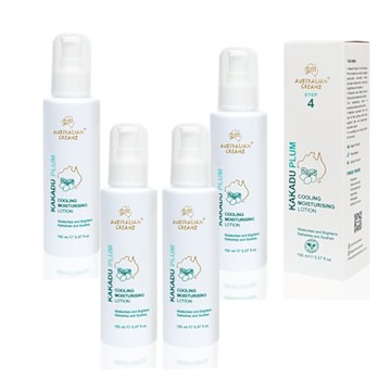 澳洲 G&M 卡卡度涼感潤膚乳液-即期品-2026年8月到期(4入組 150ml/瓶-專業級)