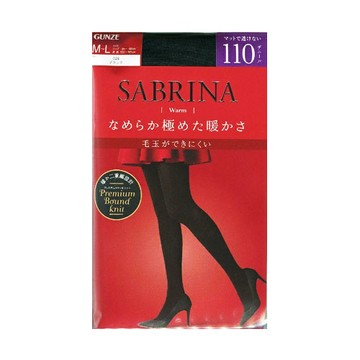 SABRINA新保暖柔膚絲襪110D黑M_L