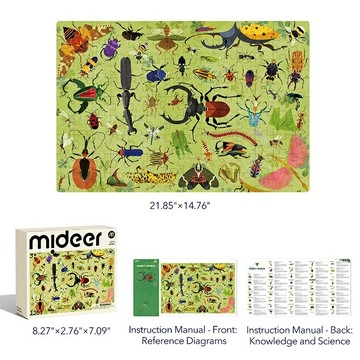 mideer - mideer學習拼圖-昆蟲世界 MDCT-4301
