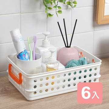【真心良品】KEYWAY艾瑞可堆疊收納置物籃（小）-6入 _廠商直送