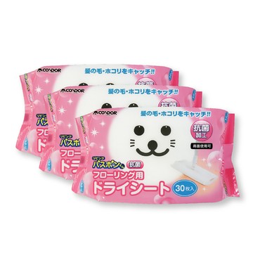 CONDOR 小海豹 地板用乾紙巾 DC-012 三入組 (地板專用/清潔用品/地板)