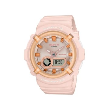 BABY-G 彩糖活力橘 橘子氣水糖 雙顯電子錶