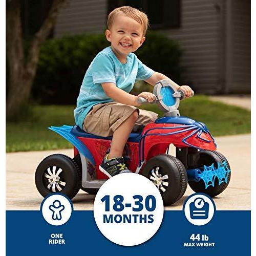 Kid Trax Toddler Marvel's Spider-Man Premium Toddler Quad Ride-On, Kids 18-