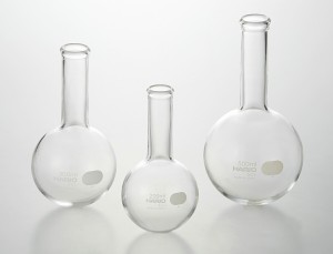 柴田科学　丸底フラスコ（HARIO）　500ml